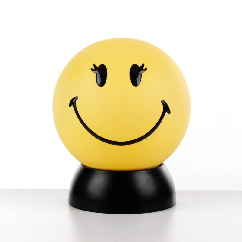 SM-2001-LY02 LAMPARA SOBREMESA AMARILLA 1xE27 SMILEY PESTAÑAS ONLI SM-2001-LY02 LAMPARA SOBREMESA AMARILLA 1xE27 SMILEY PESTAÑAS ONLI