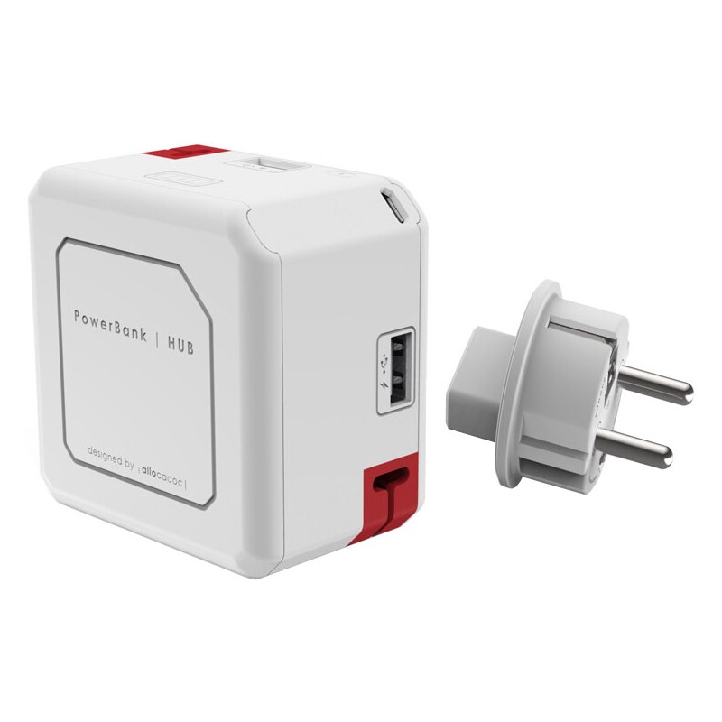 9402 CARGADOR Y BATERIA POWERBANK 4 USB POWER CUBE