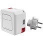 9402 CARGADOR Y BATERIA POWERBANK 4 USB POWER CUBE