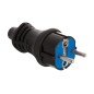 5706C CLAVIJA DE CAUCHO NEGRA IP44 16A 250V SOLERA