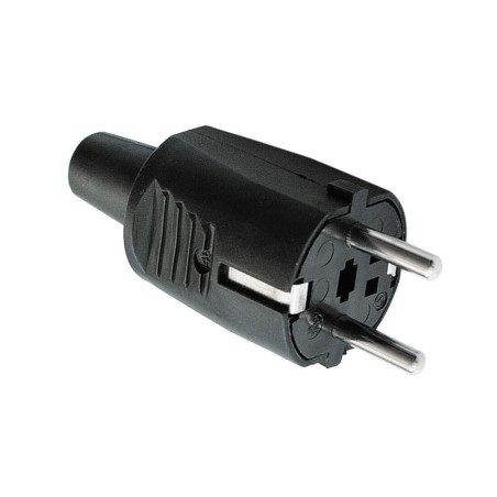 146 CLAVIJA AEREA TTL NEGRA 16A GOMA FENOPLASTICA