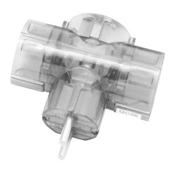 1101069-T-B CLAVIJA TRIPLE TTL 16A TRANSPARENTE