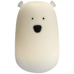 2400613-BL LUZ NOCHE SILICONA LED OSO BLANCO