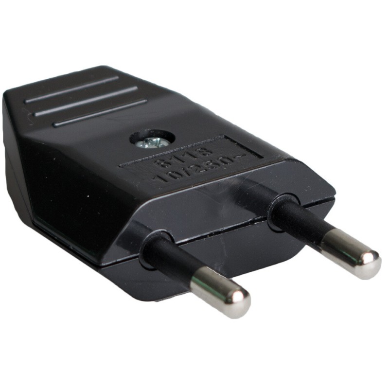 6118N CLAVIJA AEREA 4mm 10A TERMOPLAST NEGRA SOLER