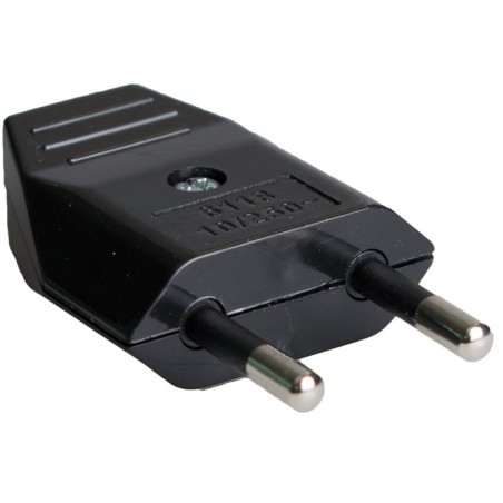 6118N CLAVIJA AEREA 4mm 10A TERMOPLAST NEGRA SOLER