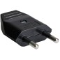 6118N CLAVIJA AEREA 4mm 10A TERMOPLAST NEGRA SOLER