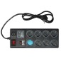 000803393 BASE MULTIPLE 8T + 2 USB 1,4M NEGRA GSC 000803393 BASE MULTIPLE 8T + 2 USB 1,4M NEGRA GSC