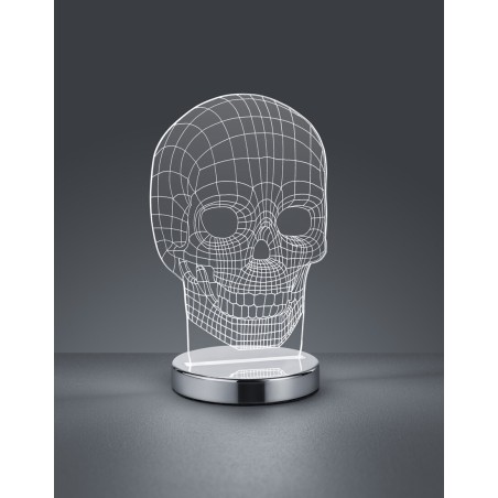 R52461106 LAMPARA SOBREMESA CALAVERA 7W REG TRIO