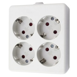 1002504-B BL BASE 4T CUADRADA S-CABLE S-INTER F-BR