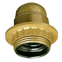 1200613-D PORTALAMPARAS TOPE Y ARANDELA E27 DORADO F-BRIGHT