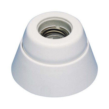 1200512 PORTALAMPARAS E27 RECTO PORCELANA SOLO EXPORTACION