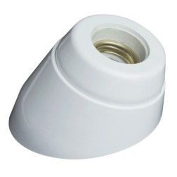 1200513 PORTALAMPARAS CURVO INTERIOR PORCELANA