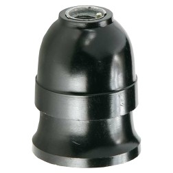 1200242-N PORTALAMPARAS REFORZADO E27 NEGRO