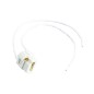 1200591 PORTALAMPARAS G9 CON CABLE 130 cm-