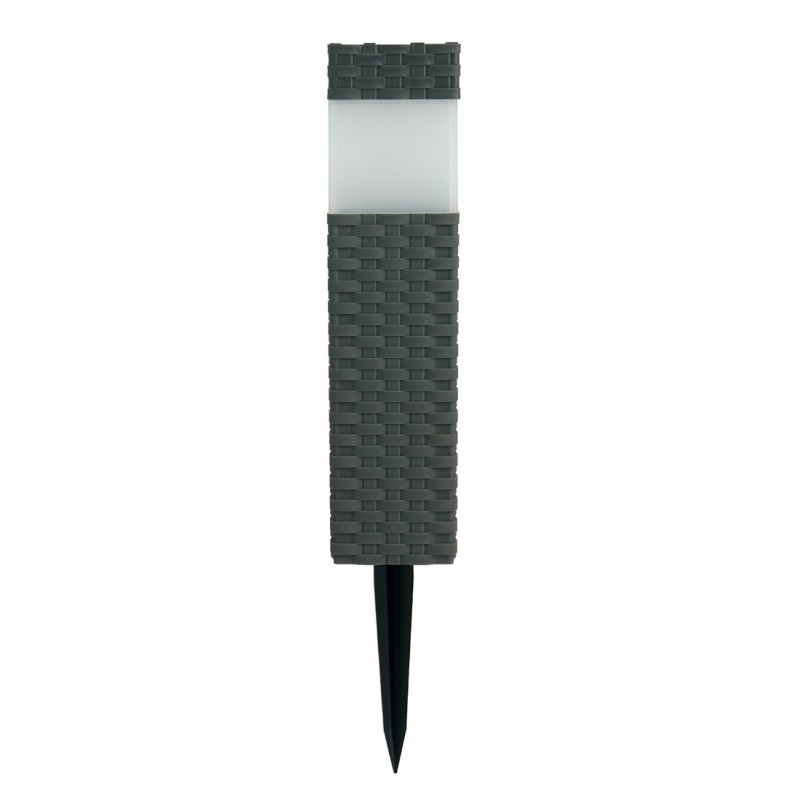 G2114 BALIZA SOLAR FRIA RESINA TRENZADA 38cm GALIX