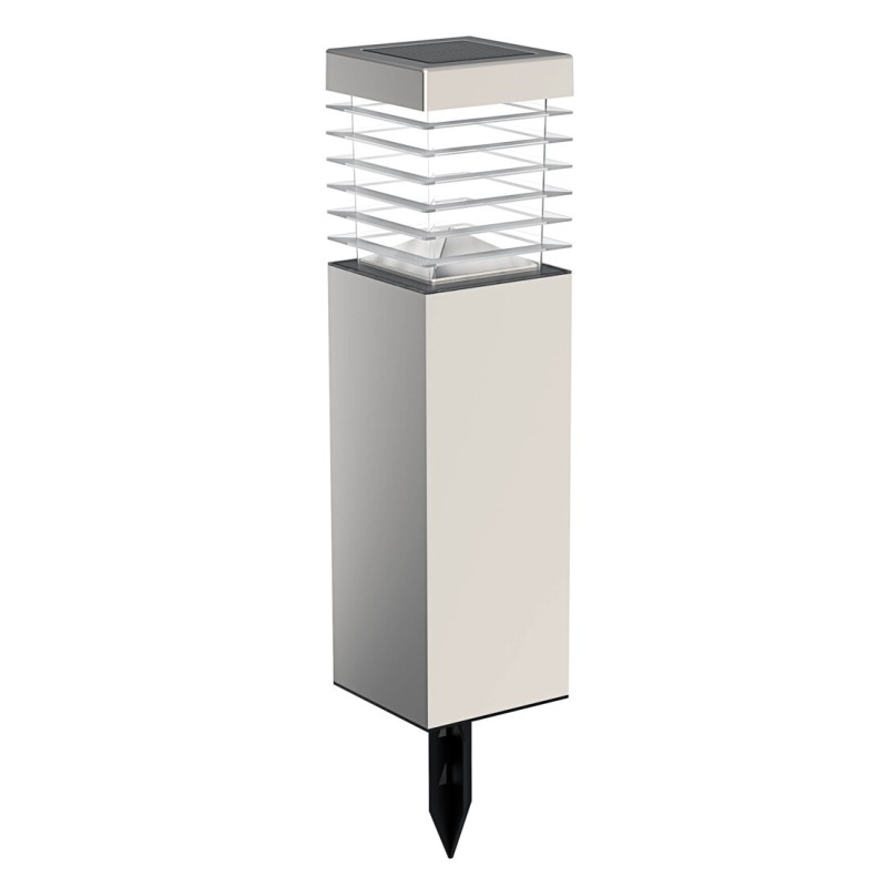 1517 BALIZA SOLAR FRIA INOX + DIFUSOR PLASTICO 47cm GALIX
