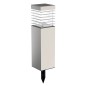 1517 BALIZA SOLAR FRIA INOX + DIFUSOR PLASTICO 47cm GALIX