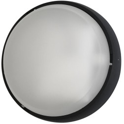 7100NLED APLIQUE LED REDONDO NEGRO 18W 4000K IP44