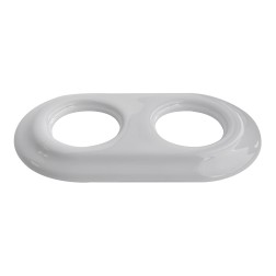 2902006 MARCO EMPOTRABLE 2 ELEMENTOS PORCELANA BLANCA F-BRIGHT