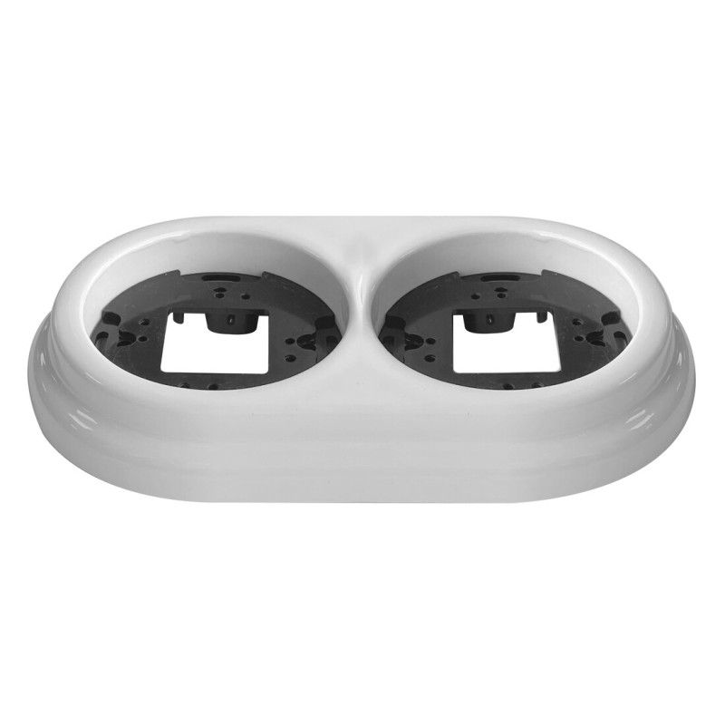 2902026 MARCO DE SUPERFICIE 2 ELEMENTOS PORCELANA BLANCA F-BRIGHT