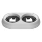 2902026 MARCO DE SUPERFICIE 2 ELEMENTOS PORCELANA BLANCA F-BRIGHT