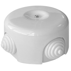 2902030 CAJA DE DISTRIBUCION DE SUPERFICIE PORCELANA BLANCA F-BRIGHT