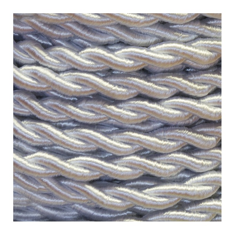 25 METROS CABLE TRENZADO SEDA 2x0,75 BLANCO (01) 25 METROS CABLE TRENZADO SEDA 2x0,75 BLANCO (01)