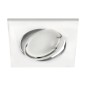 03980 ARO CUADRADO BASCULANTE EMPOTRABLE GU10 50W IP20 Ø88 BLANCO BONO STRÜHM 03980 ARO CUADRADO BASCULANTE EMPOTRABLE GU10 50W IP20 Ø88 BLANCO BONO STRÜHM