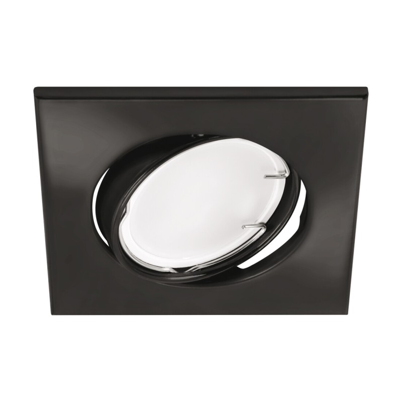 03981 ARO CUADRADO BASCULANTE EMPOTRABLE GU10 50W IP20 Ø88 NEGRO BONO STRÜHM 03981 ARO CUADRADO BASCULANTE EMPOTRABLE GU10 50W IP20 Ø88 NEGRO BONO STRÜHM