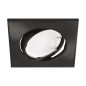 03981 ARO CUADRADO BASCULANTE EMPOTRABLE GU10 50W IP20 Ø88 NEGRO BONO STRÜHM 03981 ARO CUADRADO BASCULANTE EMPOTRABLE GU10 50W IP20 Ø88 NEGRO BONO STRÜHM