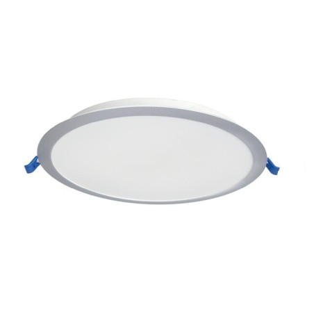 201000102 DOWNLIGHT EMPOTRABLE LED REDONDO BELUR 18W 4000K GRIS GSC