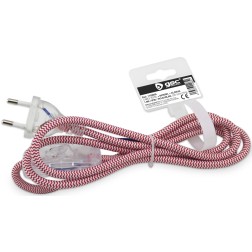 1102965 1,5m CONEXION CON INTERRUPTOR BLANCA-ROJA