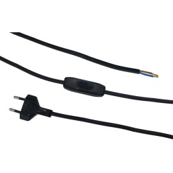 1,5m CONEXION CON INTERRUPTOR NEGRA