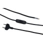 1,5m CONEXION CON INTERRUPTOR NEGRA