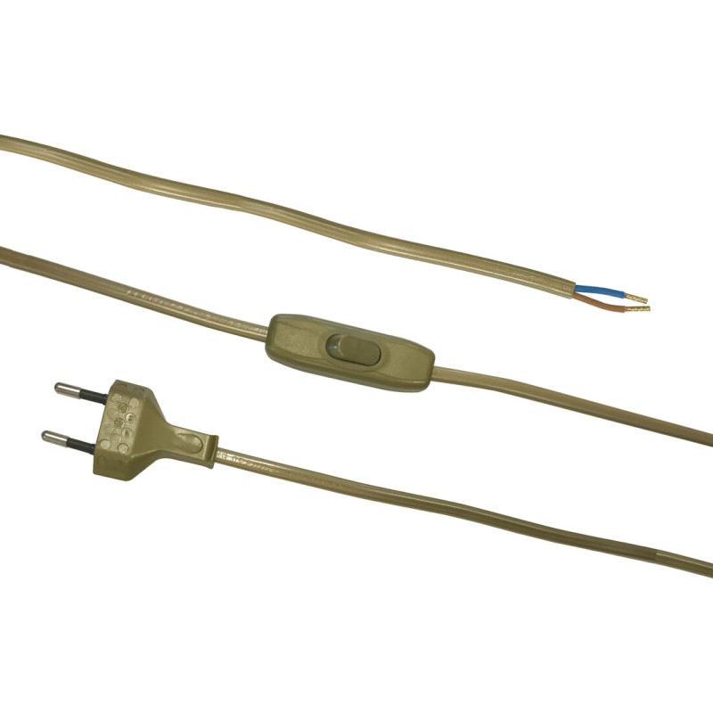 CONEXION CON INTERRUPTOR + CLAVIJA ORO