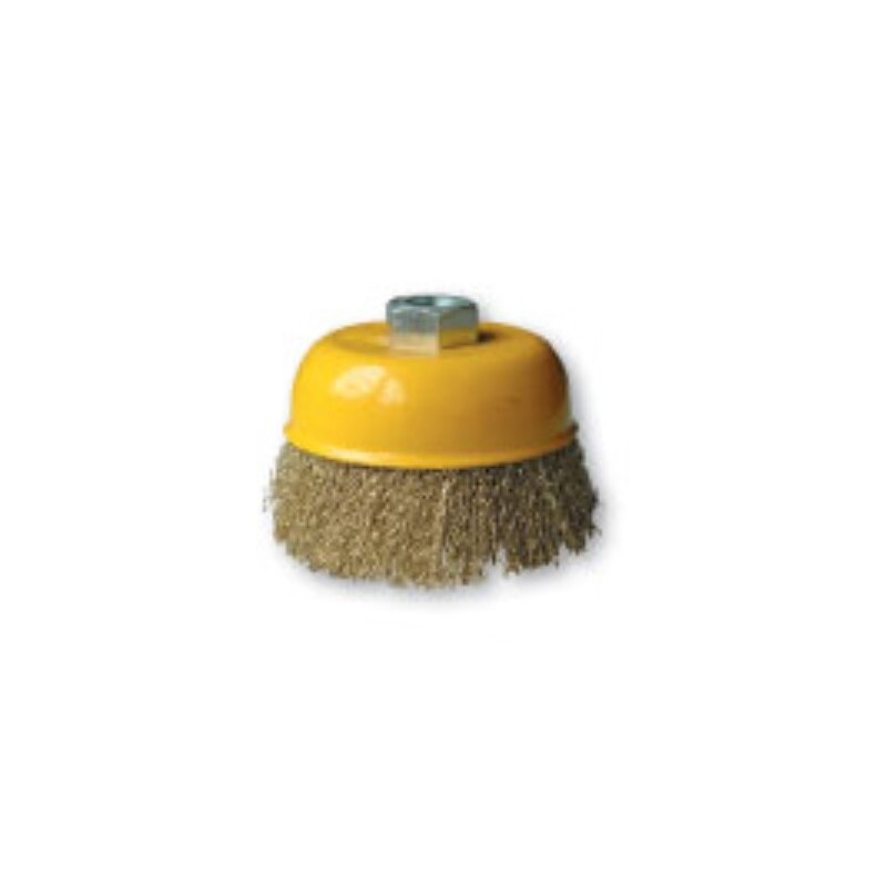 FH075 CEPILLO COPA ALAMBRE ONDULADO 75mm MOTA