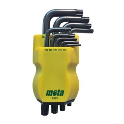 LR91 JUEGO LLAVES TORX CORTAS 9 PIEZAS MOTA