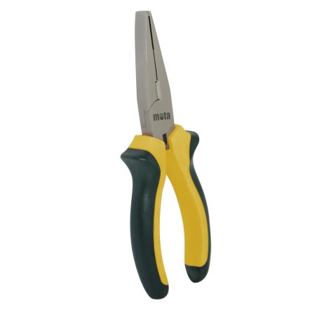 Q406 ALICATE PUNTA CHATA CON CORTE 160mm MOTA
