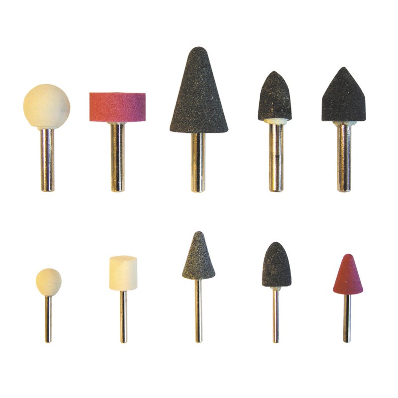 A260 JUEGO 10ud PIEDRAS MONTADAS 3 Y 6mm MOTA