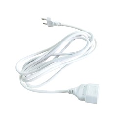 100500001 3m PROLONGACION ECONOMICA BLANCA 2x0,75mm GSC