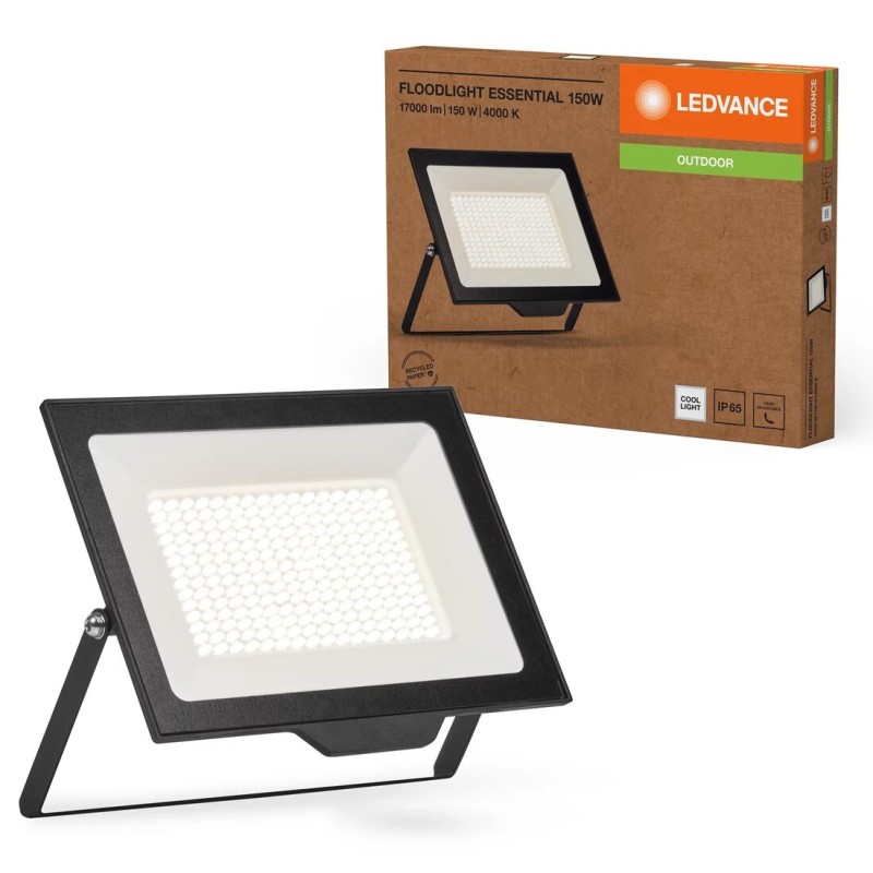 831490 PROYECTOR LED NEGRO 150W 4000K 15000Lm ESSENTIAL LEDVANCE 831490 PROYECTOR LED NEGRO 150W 4000K 15000Lm ESSENTIAL LEDVANCE