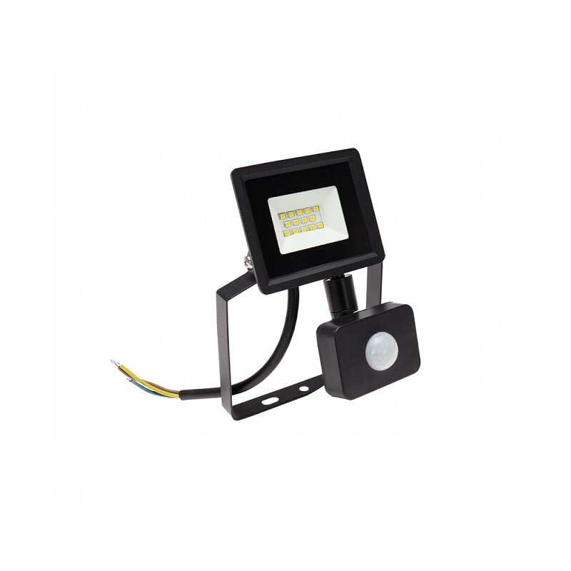 SLI029070CW_CZUJNIK_PW PROYECTOR LED C-SENSOR NEGRO 10W 6000K SPECTRUM
