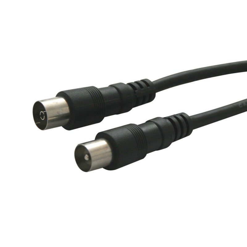 2600915 2,5m PROLONGACION COAXIAL NEGRO GSC
