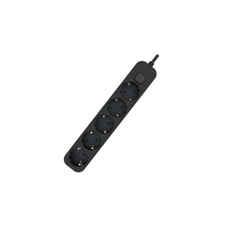 1001713-N BASE MULTIPLE 5T C-INT C-CABLE 1,5m NEGRA EB