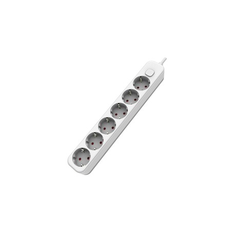 1001714 BASE MULTIPLE 6T C-INT C-CABLE 1,5m BLANCA EB
