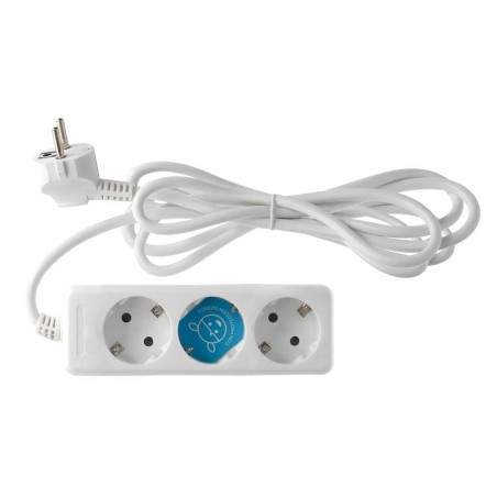 000001060 BASE MULTIPLE SERIE ESTANDAR 3T C-CABLE 3x1-5mm 5m BLANCA GSC