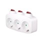 040315 ADAPTADOR TRIPLE SALIDA CON TRIPLE INTERRUPTOR B&B