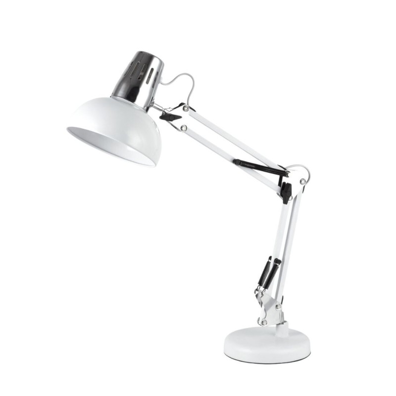 204200051 FLEXO SOBREMESA BLANCO ARTICULADO 1xE27 BUDONI GSC