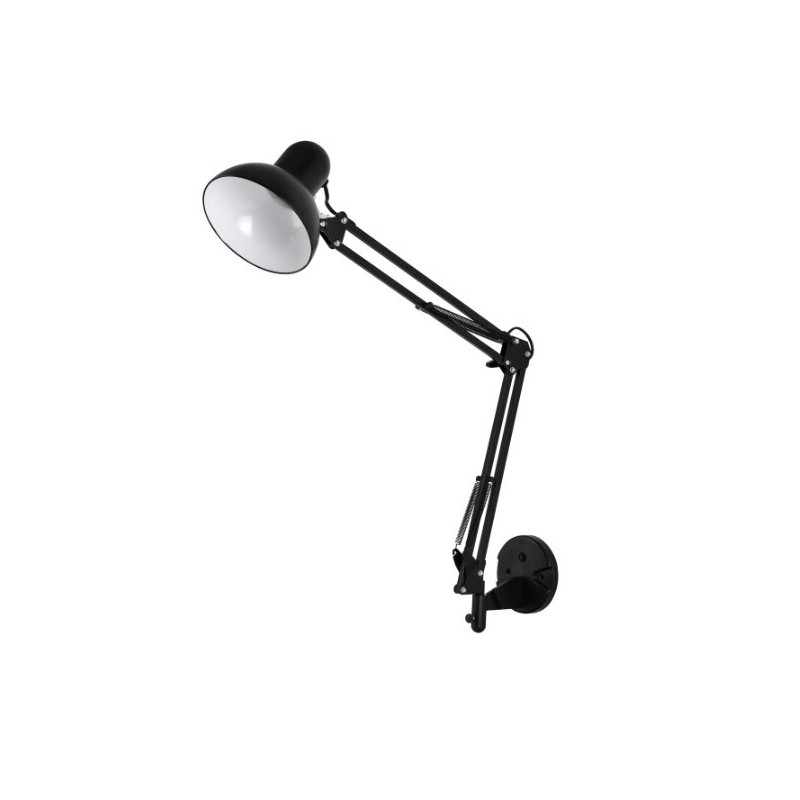 204200054 FLEXO DE PARED NEGRO 1xE27 SAMASSI GSC