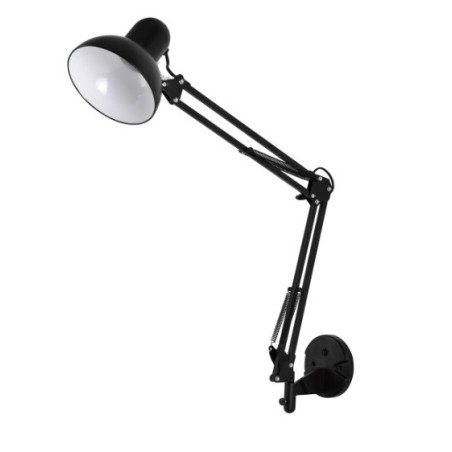 204200054 FLEXO DE PARED NEGRO 1xE27 SAMASSI GSC